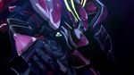  black_background dark glowing kakumeiki_valvrave mecha moekyon no_humans simple_background solo valvrave 