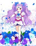  arm_warmers bad_id bad_pixiv_id bike_shorts blue_flower blue_rose boots coriinu dress earrings flower gloves hair_ornament jewelry long_hair magical_girl midriff milk_(yes!_precure_5) milky_rose mimino_kurumi navel pink_eyes precure purple_flower purple_hair purple_rose purple_shorts ribbon rose shorts shorts_under_skirt solo tiara two_side_up yes!_precure_5 yes!_precure_5_gogo! 