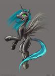  changeling darkdoomer female feral friendship_is_magic green_eyes hole horn my_little_pony queen_chrysalis_(mlp) solo tongue tongue_out wings 