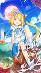  :d alice_margatroid alice_margatroid_(pc-98) animal_ears black_hair blonde_hair blue_hairband bow bunny_ears card carrot cat_ears cat_tail chestnut_mouth drill_hair fang flower fred04142 full_moon hair_bow hairband heart kaenbyou_rin kemonomimi_mode komeiji_koishi looking_at_viewer luna_child milk minigirl moon multiple_girls multiple_tails open_mouth playing_card red_eyes red_flower red_hair red_rose rose short_hair skirt smile socks star_sapphire sunflower sunny_milk tail third_eye touhou tree_stump twintails white_legwear yellow_eyes 