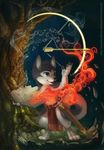  book bow_(weapon) bow_and_arrow canine cute dog fire fur grey_fur husky magic mammal ranged_weapon silverfox5213 solo sword water weapon wolf 