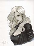  1girl black_canary blonde_hair dc_comics female highres jacket solo 