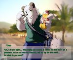  anthro bear biceps big_muscles bigger_version_at_the_source claws english_text fur honey hybrid male mammal muscles outside paws plain_background text urso ursofofinho white_fur 