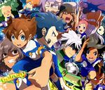  6+boys ball beard blue_eyes brown_hair clenched_teeth earth_eleven everyone facial_hair glasses goalkeeper green_hair headband ibuki_munemasa inazuma_eleven_(series) inazuma_eleven_go inazuma_eleven_go_galaxy kageyama_reiji kusaka_ryuuji manabe_jin'ichirou matatagi_hayato matsukaze_tenma minaho_kazuto mizukawa_minori morimura_konoha multiple_boys multiple_girls nozaki_sakura ogino_atsuki open_eyes open_mouth orange_hair pink_hair potomuri purple_eyes purple_hair shindou_takuto soccer_ball soccer_uniform sportswear sunglasses tears teeth telstar tetsukado_shin tsurugi_kyousuke white_hair yellow_eyes 