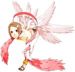  angewomon brown_hair cosplay digimon digimon_adventure_02 loli red_eyes wings yagami_hikari 