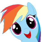  alpha_channel animated ear_twitch equine female friendship_is_magic hair horse looking_at_viewer low_res mammal multi-colored_hair my_little_pony plain_background pony purple_eyes rainbow_dash_(mlp) rainbow_hair smile solo tomdantherock transparent_background 