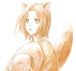  animal_ears fox_ears fox_tail kogitsune_(natsume_yuujinchou) len_(pixiv) male_focus natsume_yuujinchou solo tail 
