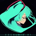  closed_eyes green_hair hatsune_miku icon long_hair refeia solo vocaloid 