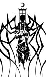2016 3_tails 5_claws 5_fingers 8_legs alternate_species ambiguous_gender animal_humanoid arachnid arachnid_humanoid arthropod arthropod_humanoid black_and_white bloodborne button_(fastener) cage caged_head claws clothing crescent_moon digital_drawing_(artwork) digital_media_(artwork) duo feral finger_claws fingers fromsoftware front_view fur grin hair hi_res holding_feral humanoid male micolash_(bloodborne) monochrome monster moon multi_leg multi_limb multi_tail rom_the_vacuous_spider_(bloodborne) silhouette simple_background smile sony_corporation sony_interactive_entertainment spider_humanoid suit sunnyclockwork tail tail_tuft topwear tuft vest white_background
