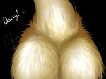  anthro butt butt_focus butt_shot close-up digital_media_(artwork) female fluffy fluffy_tail monstercheetah nude raised_tail sergal solo tail thick_tail 
