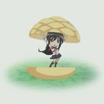  animated animated_gif bread cap chibi dance dancing food gif lowres melon_bread parody sazae-san school_uniform screencap shakugan_no_shana shakugan_no_shana-tan shana shana-tan 