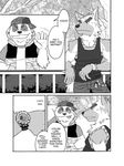  bigger_version_at_the_source clothed clothing comic male mammal muscles paws plain_background ryuta-h 