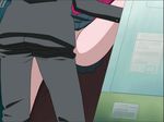  1girl 4:3 animated animated_gif approximated_aspect_ratio blue_hair blush breasts clothed_sex kawashima_ami legs legs_up long_hair no_panties open_mouth purple_eyes school_uniform sex short_hair skirt spread_legs takasu_ryuuji thighs toradora! vaginal vending_machine 