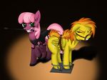  bdsm bound cheerilee_(mlp) clothing collar cutie_mark domination duo equine eyes_closed female female_domination feral friendship_is_magic furor1 gagged green_eyes hair horse mammal my_little_pony pegasus pony raised_tail riding_crop solo spitfire_(mlp) two_tone_hair wings wonderbolts_(mlp) 