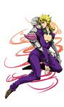  abitu blonde_hair braid bug giorno_giovanna gold_experience insect jojo_no_kimyou_na_bouken ladybug multiple_boys stand_(jojo) 