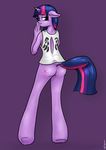  anthrofied anus bottomless butt distoorted equine female friendship_is_magic horn horse mammal my_little_pony pony pussy solo twilight_sparkle_(mlp) unicorn 