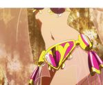  amy_(suisei_no_gargantia) animated animated_gif approximated_aspect_ratio breasts dancer dancing head_out_of_frame jewelry legs lots_of_jewelry lowres midriff navel suisei_no_gargantia 