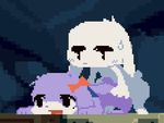  3trees animated cave_story doggystyle drooling from_behind fucked_silly lagomorph mimiga pixel_art saliva video_games 