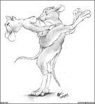  1994 anthro breasts digitigrade duo eyes_closed female greyscale happy happy_sex holding legs_up male mammal monochrome mouse nipples nude open_mouth penetration plain_background rodent sex side_view stand_and_carry_position standing straight wdf 
