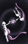  age_difference alternate_form baby circle dual_persona eyes_closed group hand_on_hip hi_res legendary_pok&#233;mon mega_evolution mega_mewtwo_y mew mewtwo midair nintendo outstretched_hand plain_background pok&#233;mon pok&eacute;mon purple_body purple_eyes reaching red_eyes shinyscyther sleeping video_games void white_body young 