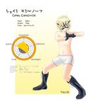  #13 1boy blonde_hair blue_eyes boots display gloves syemi_(#13) 