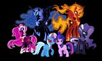  3d4d corruption cutie_mark equine evil female feral friendship_is_magic glowing hi_res horn magic my_little_pony navitaserussirus nightmare_moon_(mlp) nightmare_rarity_(mlp) princess princess_cadance_(mlp) princess_celestia_(mlp) princess_luna_(mlp) rarity_(mlp) royalty smile solar_flare_(mlp) trixie_(mlp) twilight_sparkle_(mlp) unicorn winged_unicorn wings 