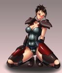  1girl blush breasts contra contra:_shattered_soldier deadmoon_(kein2002) large_breasts lucia_(contra) solo 