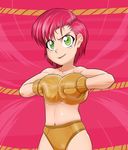  2013 anbx babs_seed_(mlp) boxing boxing_gloves child freckles friendship_is_magic hair human humanized my_little_pony navel not_furry red_hair rope smirk solo standing topless underwear young 