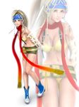  3d blonde_hair brown_eyes brown_hair cg clothed final_fantasy final_fantasy_x final_fantasy_x-2 green_eyes incise_soul m-rs render rikku scarf thief 