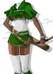  bow&amp;arrow bow_(weapon) green outfit recolor 
