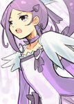  1girl choker choutako cure_sword dokidoki!_precure dress kenzaki_makoto long_hair precure purple_eyes purple_hair solo 