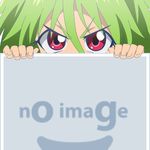  green_hair mugen_ouka muromi-san namiuchigiwa_no_muromi-san no_image peeking peeking_out pixiv red_eyes solo 