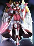  angelg dr.wolf energy_sword glowing head_wings mecha no_humans rapier shield skirt solo super_robot_wars super_robot_wars_advance super_robot_wars_advance_portable super_robot_wars_original_generation sword weapon wings 