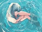  artist_name bad_id bad_pixiv_id from_above hatsune_miku long_hair nude partially_submerged solo sora_(keyue) very_long_hair vocaloid water 
