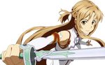  armor asuna_(sword_art_online) sword sword_art_online tagme transparent_png 