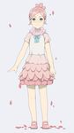  bad_id bad_pixiv_id blue_eyes blush dress fashion full_body inazuma_eleven_(series) inazuma_eleven_go inazuma_eleven_go_galaxy looking_at_viewer mary_janes mio_(jian_wei) nozaki_sakura pink_hair pun shoes simple_background smile solo standing 