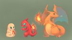  charizard charmander charmeleon dragon fire liea lizard nintendo pok&#233;mon pok&eacute;mon reptile scalie video_games 