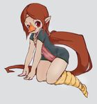  absurdly_long_hair bad_deviantart_id bad_id beak brown_hair dress flat_chest full_body long_hair medli monster_girl pointy_ears ponytail red_eyes rito slugbox solo tabard the_legend_of_zelda the_legend_of_zelda:_the_wind_waker very_long_hair 