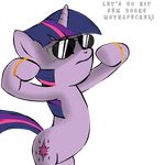  alpha_channel ambiguous_gender english_text equine eyewear female feral friendship_is_magic horn horse jewelry mammal my_little_pony plain_background pony purple_eyes qsteel solo sunglasses text transparent_background twilight_sparkle_(mlp) unicorn 