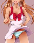  :o alternate_hairstyle angry ass_visible_through_thighs bare_shoulders belly_peek blue_bow blue_panties bow bow_panties breasts brown_hair cameltoe chemise collarbone cowboy_shot dr_rex evangelion:_2.0_you_can_(not)_advance grey_background hair_up hand_on_hip head_out_of_frame lace legs_apart lingerie long_hair neon_genesis_evangelion open_mouth panties pantyshot pantyshot_(standing) pointing pointing_at_viewer rebuild_of_evangelion red_bow shikinami_asuka_langley simple_background small_breasts solo souryuu_asuka_langley standing striped striped_panties twintails underwear underwear_only white_panties wind wind_lift 