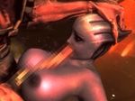  animated asari big_breasts breasts censored fellatio female male mass_effect mass_effect_3 nipples oral oral_sex sex straight 