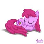  berry_punch_(mlp) cutie_mark equine eyes_closed female feral friendship_is_magic hair horse lying mammal my_little_pony mysticalpha plain_background pony purple_hair sleeping slepig solo white_background 