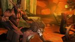  abs all_fours animated biceps breasts canine doggystyle female from_behind glowing glowing_eyes hair male mammal muscles nude open_mouth pecs pointy_ears rexx_(artist) satyr sex straight thighs vein video_games warcraft were werewolf worgen world_of_warcraft 
