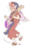  animal_ears electric_guitar eyewear_on_head guitar head_scarf instrument japanese_clothes mitsumoto_jouji mystia_lorelei okamisty open_mouth pink_hair short_hair simple_background sketch smile solo sunglasses touhou whammy_bar white_background wings 