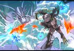  1boy battle dragon ninja_gaiden ryu_hayabusa shiina_you_(tomoshibi) water 