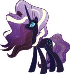  absurdly_absurd_res alpha_channel blue_eyes cat_eyes crown cutie_mark diamond equine eyeshadow female feral friendship_is_magic gem hair hi_res horn horse makeup mammal my_little_pony necklace nightmare_rarity_(mlp) pony rarity_(mlp) slit_pupils solo sparkles two_tone_hair ulyssesgrant unicorn vector 