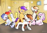  all_fours animal_genitalia apple_bloom_(mlp) ball_gag balls blue_hair brown_eyes brown_hair cowgirl_position cub cutie_mark_crusaders_(mlp) dildo doggystyle domination equine erection featherweight_(mlp) female female_domination feral friendship_is_magic from_behind gag gagged green_eyes grin group group_sex hair horn horse horsecock inside lying male mammal my_little_pony on_back on_side on_top pegging penis pipsqueak_(mlp) pony purple_eyes red_hair rumble_(mlp) scootaloo_(mlp) sex sex_toy signature smogyday straddling straight strapon two_tone_hair unicorn young 