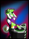  bandanna canine disco dj dog hoodie husky invalid_color mammal niic rave scratchhusky turntable 