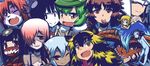  black_hair blonde_hair blue_eyes blue_hair blue_skin brown_hair closed_eyes demon_girl demon_horns face_mask facial_mark fairy fairy_wings fang forehead_mark furry gradient_hair green_hair grey_eyes group_picture hair_over_one_eye horns long_hair mask matsuda_yuusuke minigirl multicolored_hair multiple_girls nude one_eye_closed original pale_skin purple_eyes purple_hair red_eyes red_hair scales slit_pupils smile spiked_hair stitches tongue tongue_out two-tone_hair white_hair wings yellow_eyes zombie 