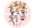  6+girls \m/ annotated bad_id bad_pixiv_id bandana blonde_hair blue_(pokemon) blue_eyes blue_hair blush boots brown_hair crossdressing crystal_(pokemon) everyone green_eyes haruka_(pokemon) hat hikari_(pokemon) hinata_(pokemon) hitomi_(pokemon_ranger) holding holding_poke_ball kasumi_(pokemon) kuro_hopper mirei_(pokemon) multiple_girls oekaki orange_hair otoko_no_ko pink_footwear poke_ball pokemon pokemon_(anime) pokemon_(classic_anime) pokemon_(game) pokemon_colosseum pokemon_frlg pokemon_ranger pokemon_ranger_uniform pokemon_special poketch porkpie_hat satoko_(pokemon) satoshi_(pokemon) waist_poke_ball watch wristwatch yellow_(pokemon) 